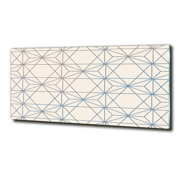 Foto glasbild Geometrischer Hintergrund