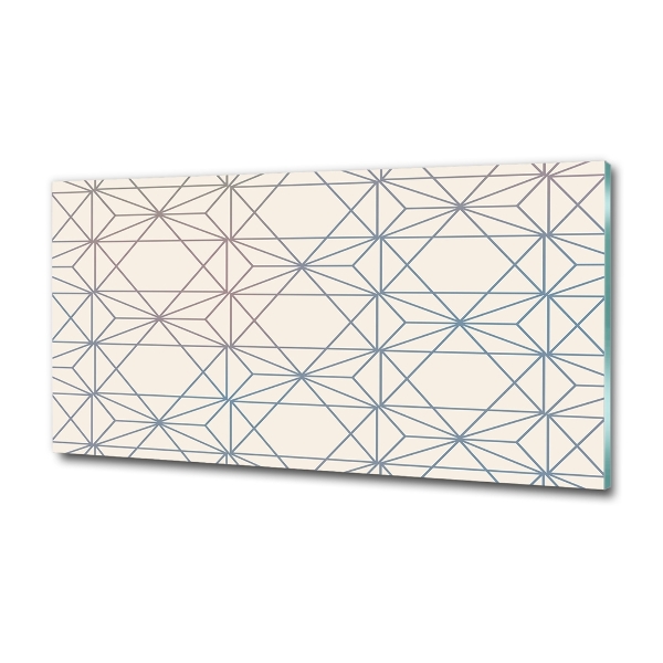 Foto glasbild Geometrischer Hintergrund