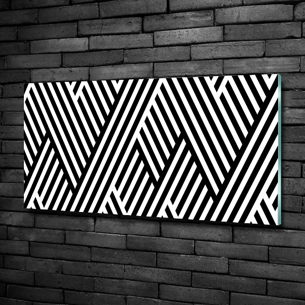 Glasbild Geometrischer Hintergrund