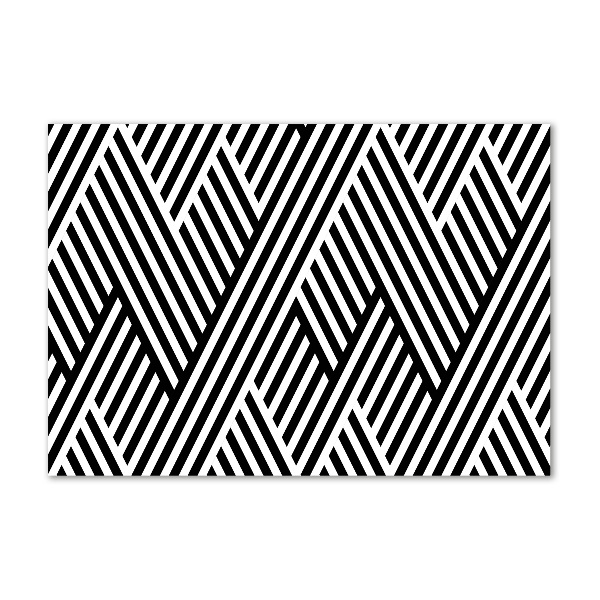 Glasbild Geometrischer Hintergrund