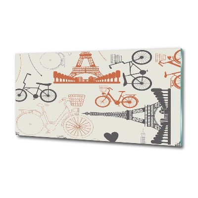 Bild auf glas Symbole Frankreichs