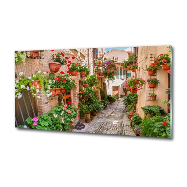 Foto glasbild Italienische Straßen