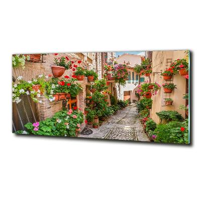 Foto glasbild Italienische Straßen