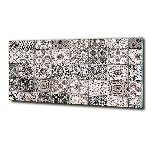 Foto glasbild Keramikfliesen