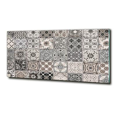 Foto glasbild Keramikfliesen