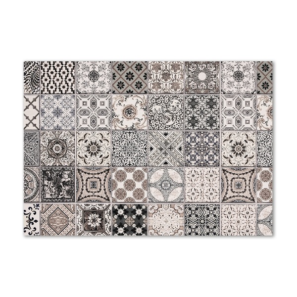 Foto glasbild Keramikfliesen