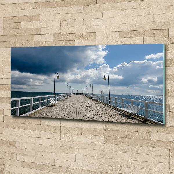 Foto glasbild Pier in Orłowo