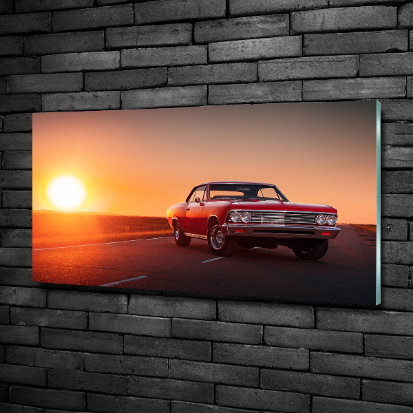 Bild auf glas Rotes Auto