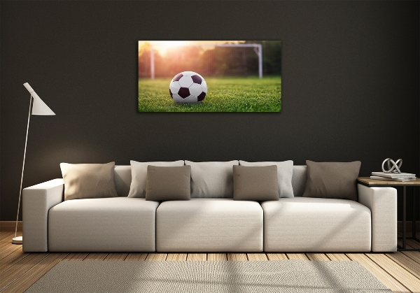 Foto glasbild Fußball