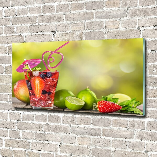 Glasbild Fruchtcocktail