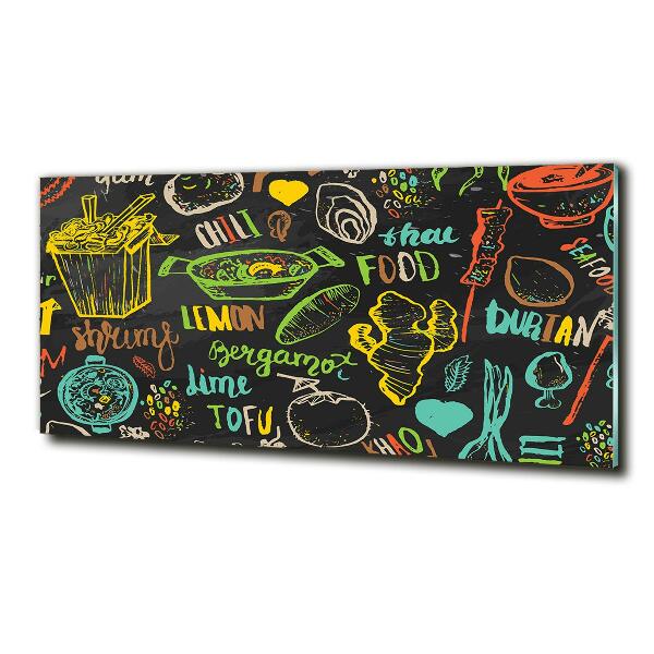 Bild auf glas Thailändisches Essen