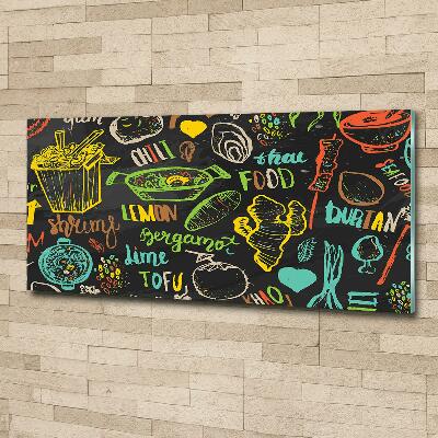 Bild auf glas Thailändisches Essen