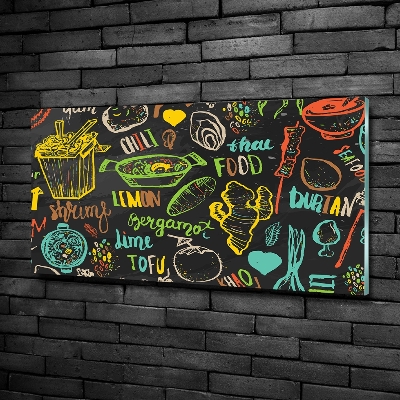 Bild auf glas Thailändisches Essen