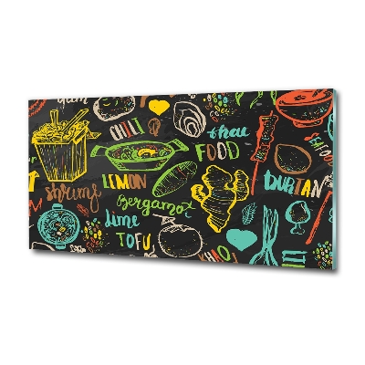 Bild auf glas Thailändisches Essen