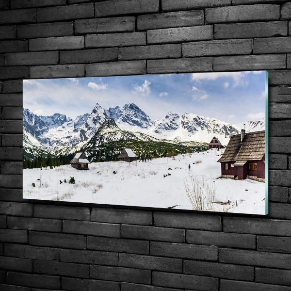 Foto glasbild Weiden im Tatra-Gebirge