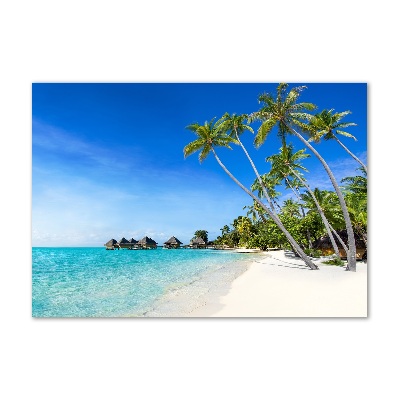 Foto glasbild Malediven