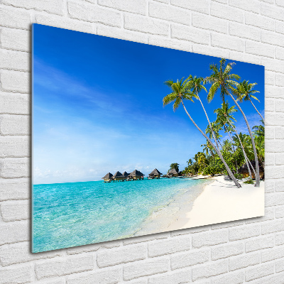 Foto glasbild Malediven