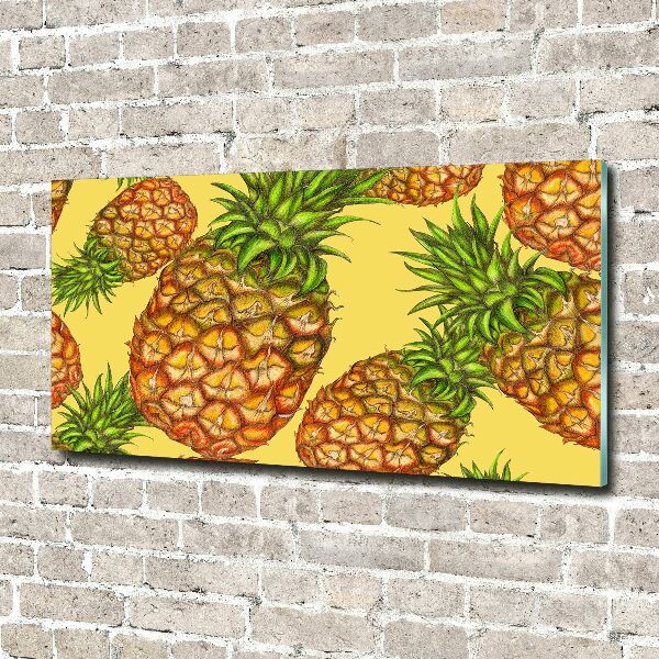 Foto glasbild Ananas