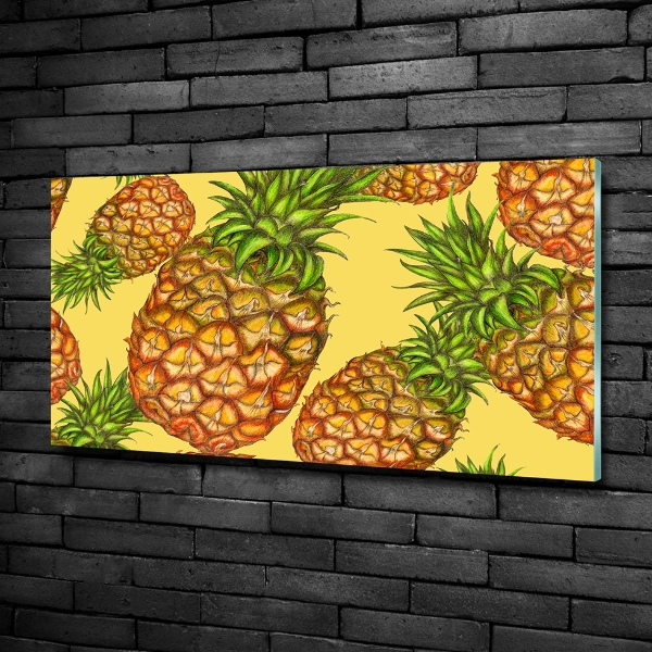 Foto glasbild Ananas