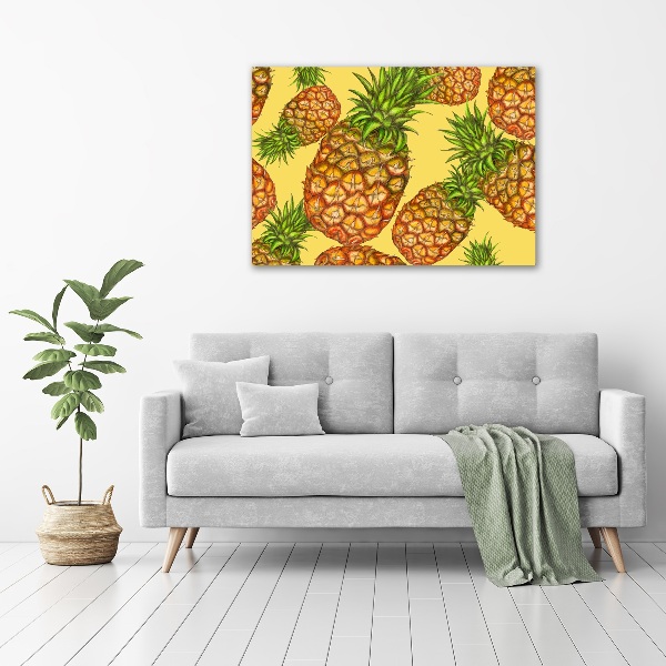 Foto glasbild Ananas