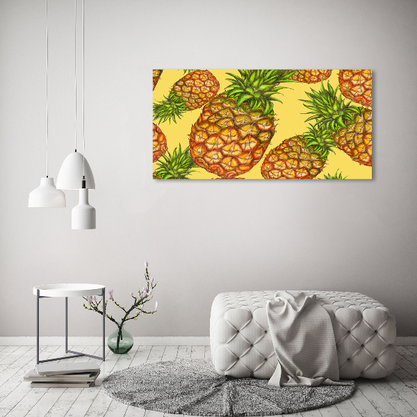 Foto glasbild Ananas