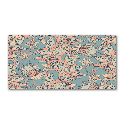 Bild auf glas Ethnische Blumen