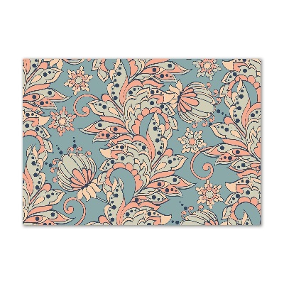 Bild auf glas Ethnische Blumen