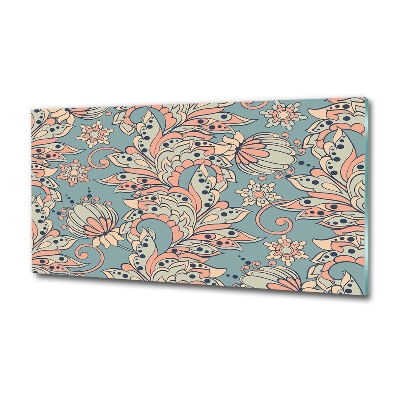 Bild auf glas Ethnische Blumen