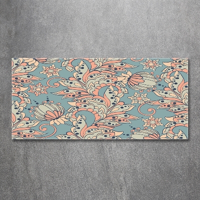 Bild auf glas Ethnische Blumen