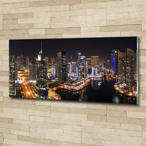 Foto glasbild Dubai Marina