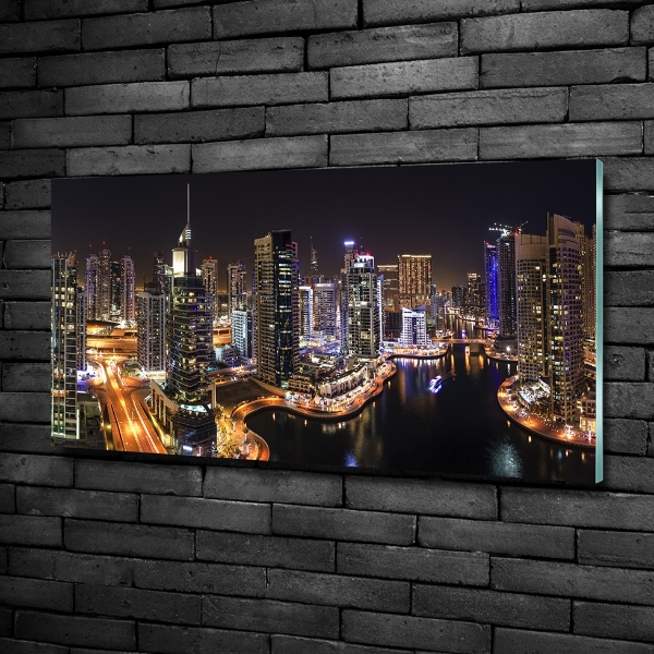 Foto glasbild Dubai Marina