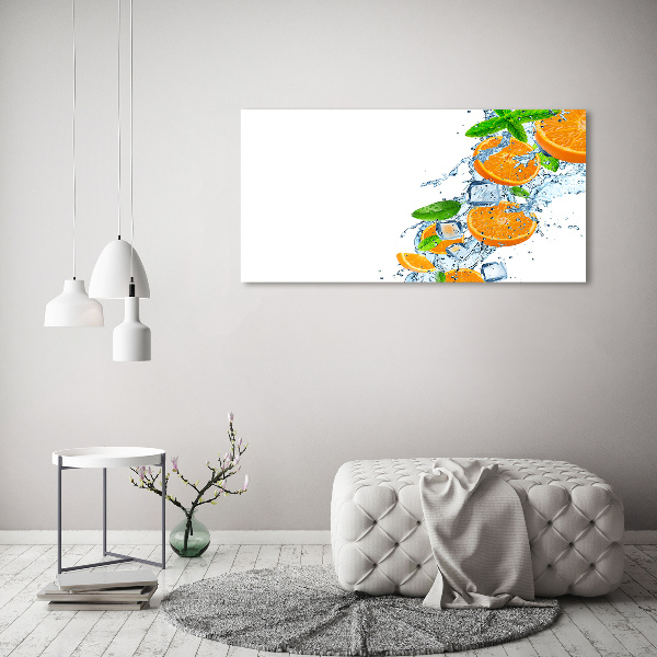 Foto glasbild Orangen
