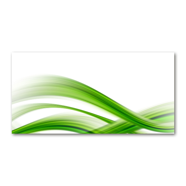 Foto glasbild Abstrakte Wellen