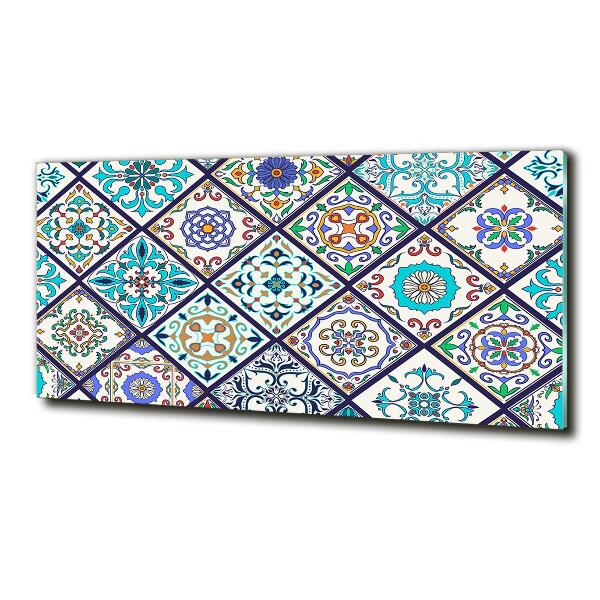 Foto glasbild Keramikfliesen