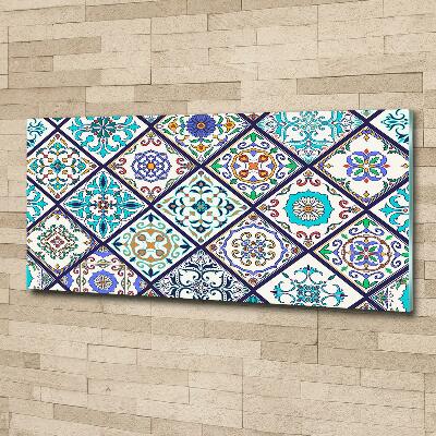 Foto glasbild Keramikfliesen