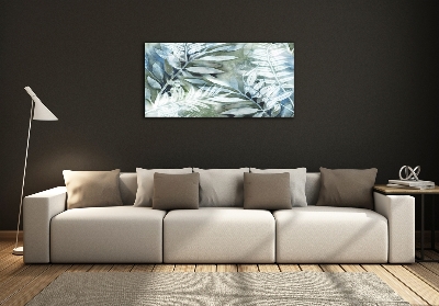 Foto glasbild Blätter