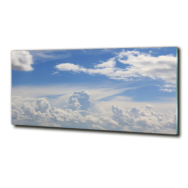 Bild auf glas Wolken am Himmel
