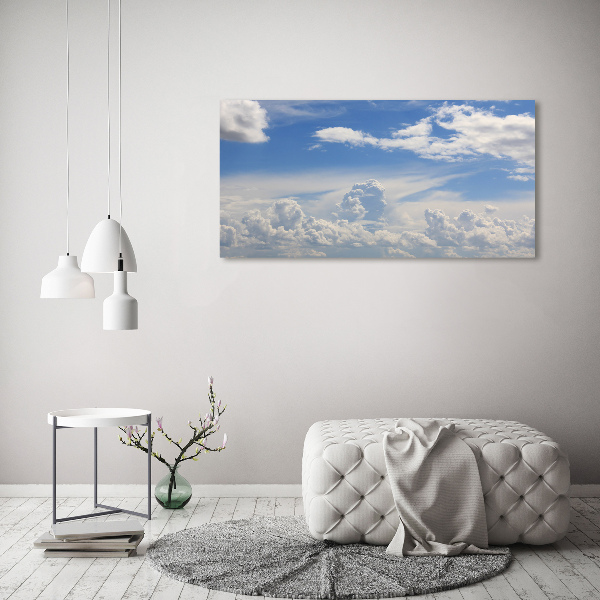 Bild auf glas Wolken am Himmel