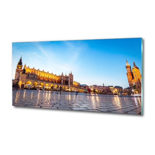 Glasbild Krakau, Polen