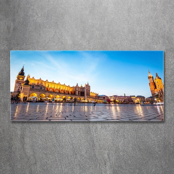 Glasbild Krakau, Polen