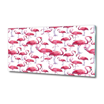 Bild auf glas Flamingos