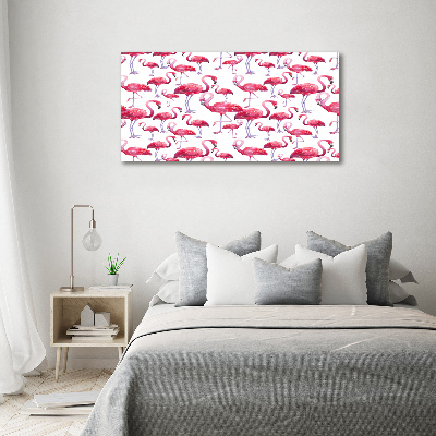 Bild auf glas Flamingos