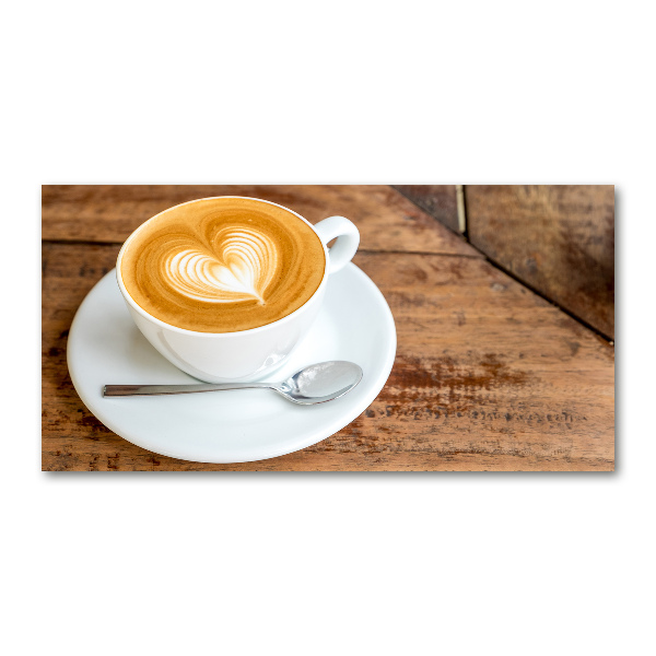 Bild auf glas Kaffee in einer Tasse