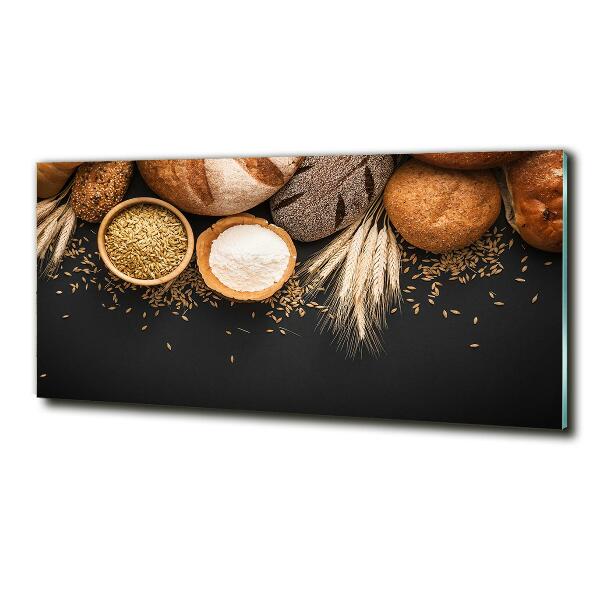 Bild auf glas Brot und Weizen