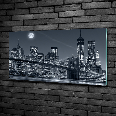 Foto glasbild Manhattan, New York