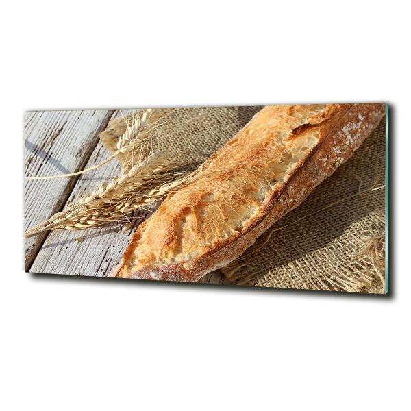 Foto glasbild Frisches Baguette