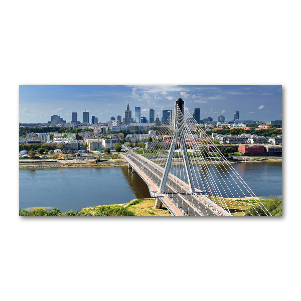 Foto glasbild Warschau, Polen