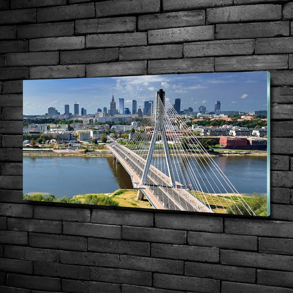 Foto glasbild Warschau, Polen