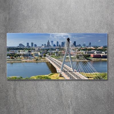 Foto glasbild Warschau, Polen