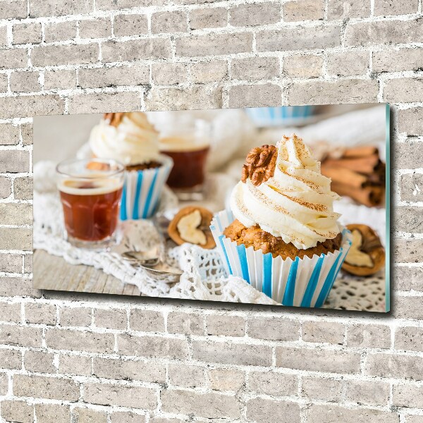 Glasbild Cupcakes
